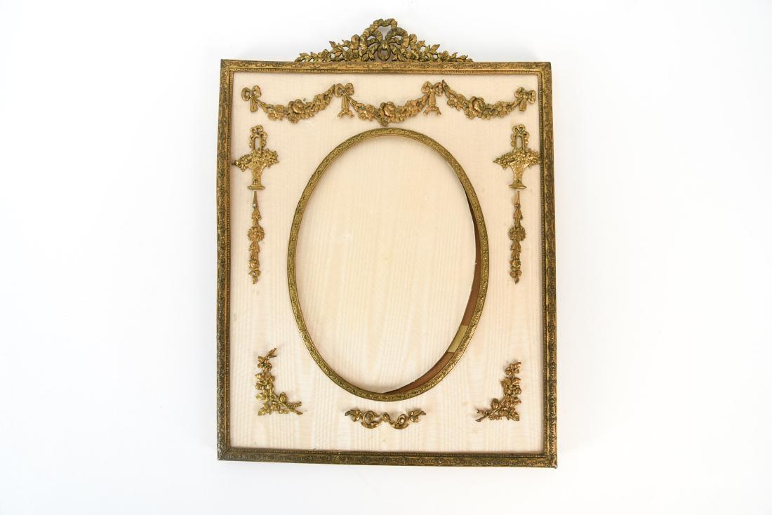 ANTIQUE FRENCH EMPIRE DORE BRONZE PICTURE FRAME (1 of 7)