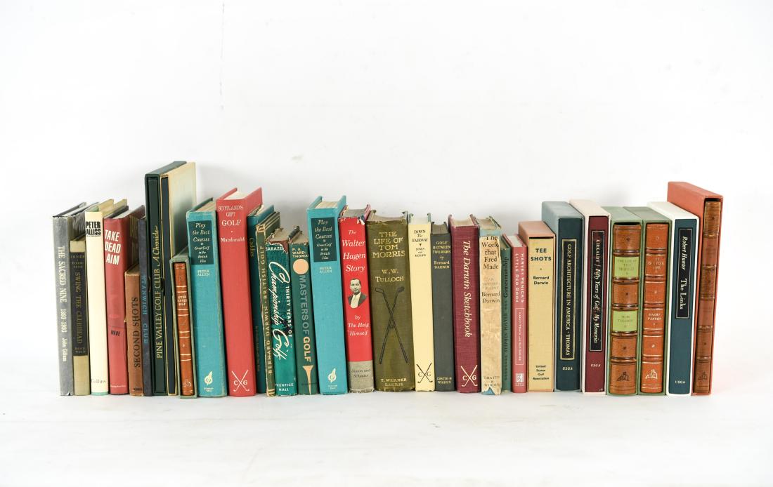 GROUPING OF ESATE FRESH VINTAGE GOLF BOOKS (1 of 9)