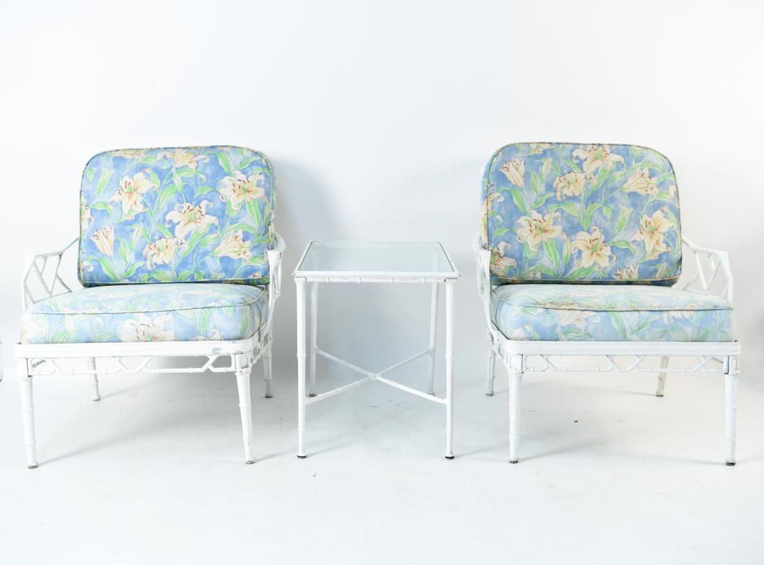 CHINESE CHIPPENDALE STYLE OUTDOOR SET (1 of 20)