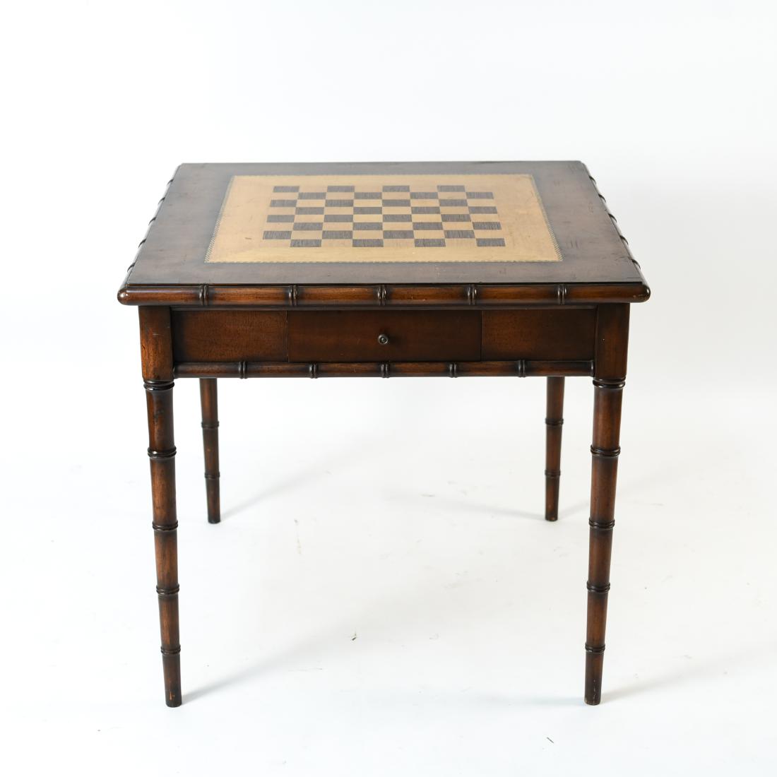 FAUX BAMBOO GAME TABLE (1 of 13)