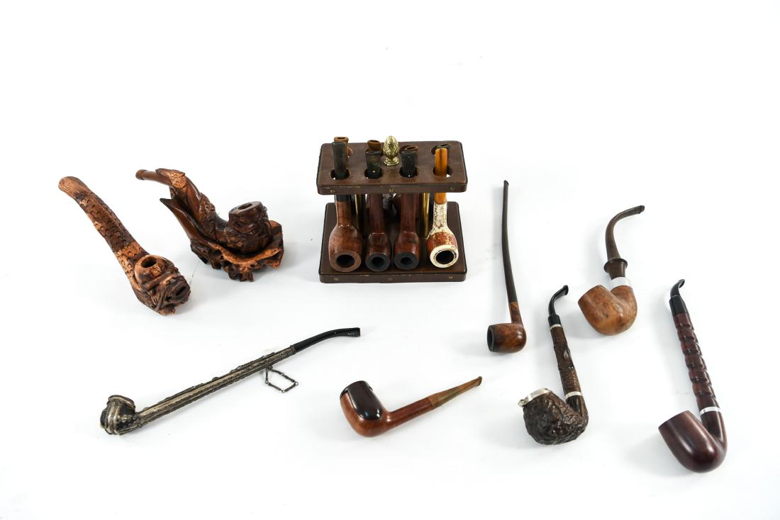 ESTATE PIPE GROUPING INCLUDING MID-CENTURY (1 of 8)