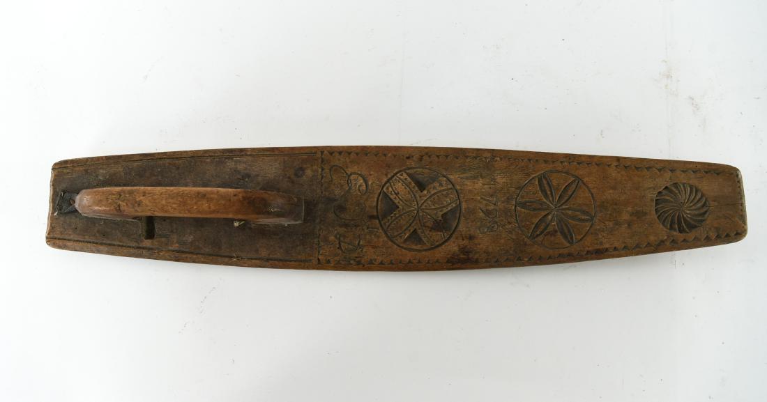 ANTIQUE MANGLE BOARD DATED 1798 (1 of 7)