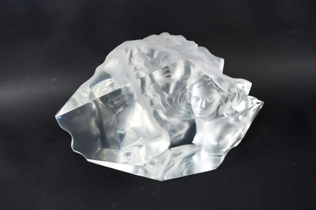 FREDERICK HART (1943 - 1999) "COUNTERPOINT": Limited edition acrylic sculpture titled "Counterpoint." 336 / 350. Signed to base. In original Hanson Gallery packaging. Dimensions: H 13.5" x W 21" x D 10.5" Condition: No issues to note.