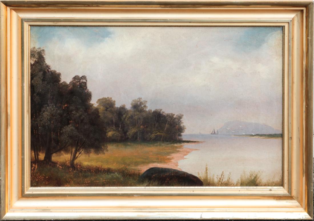 19TH C. AMERICAN O/B LANDSCAPE PAINTING (1 of 7)