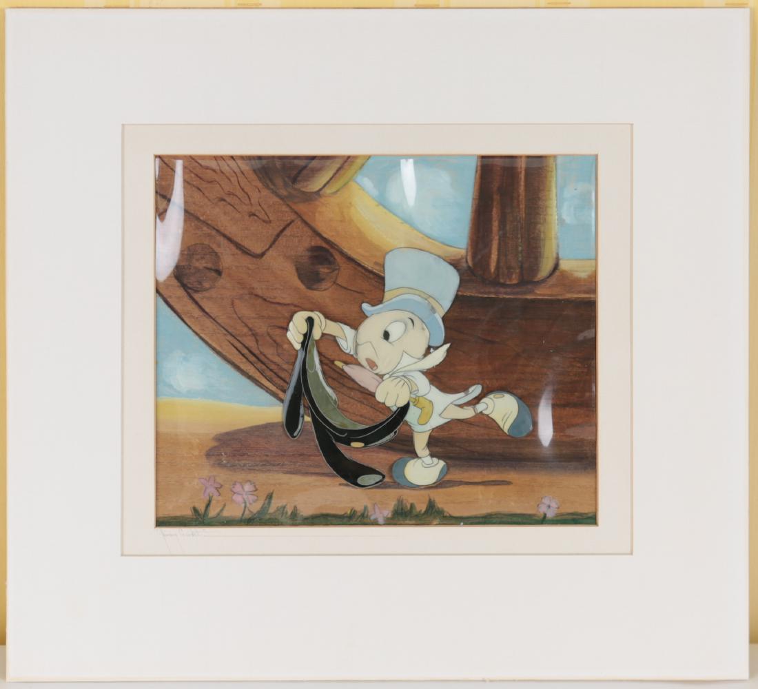1940 PROD. DISNEY ANIMATION CELL JIMINY CRICKET (1 of 9)