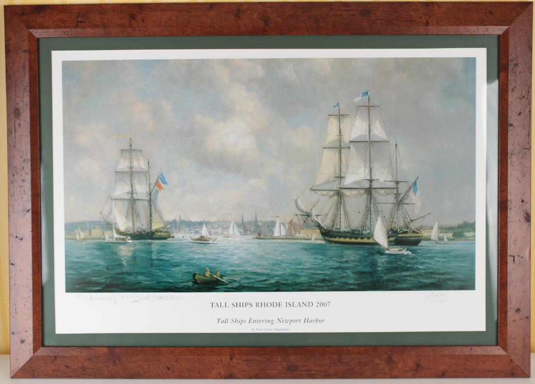 PETER LAYNE ARGUIMBAU TALL SHIPS PRINT (1 of 12)