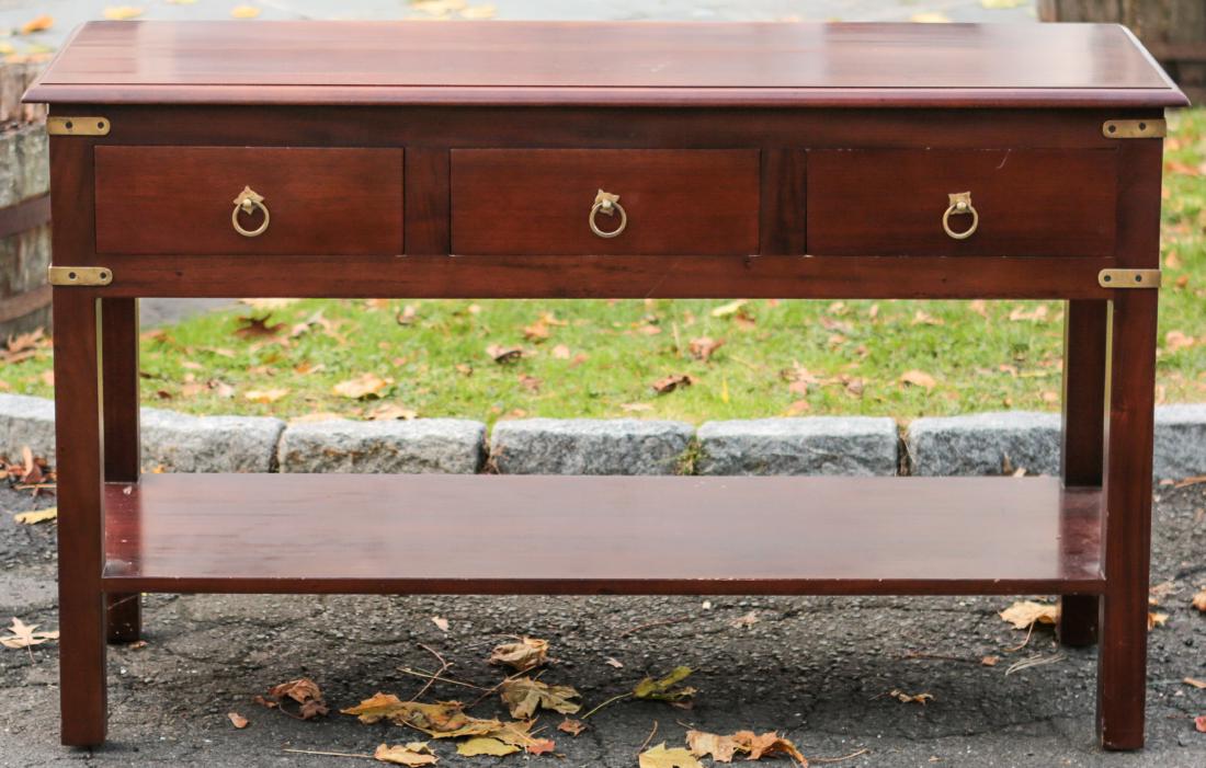 THREE DRAWER CONSOLE TABLE (1 of 12)