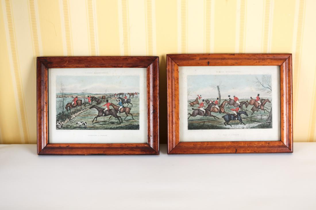 PAIR OF HUNT SCENE ENGRAVINGS BY H. ALKEN (1 of 7)