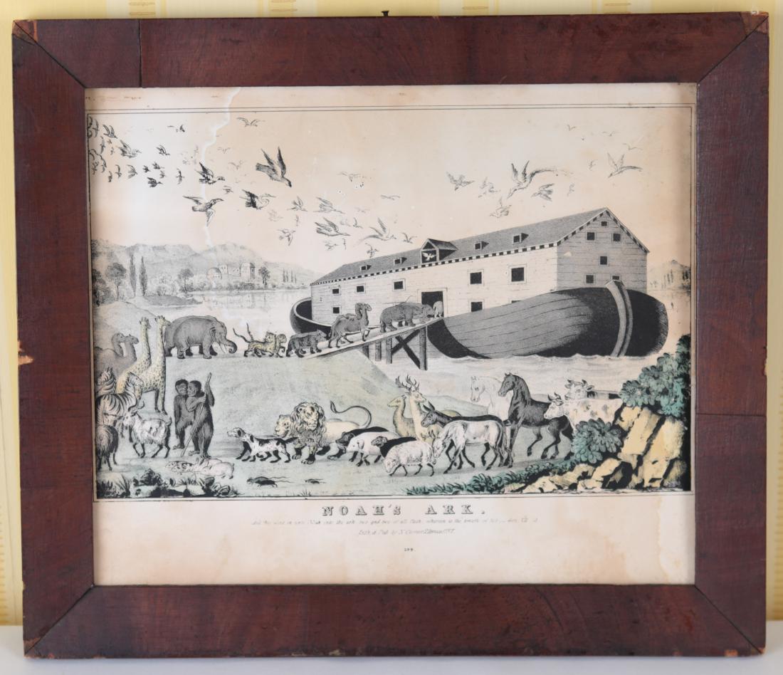 N. CURRIER NOAH’S ARK LITHOGRAPH (1 of 7)