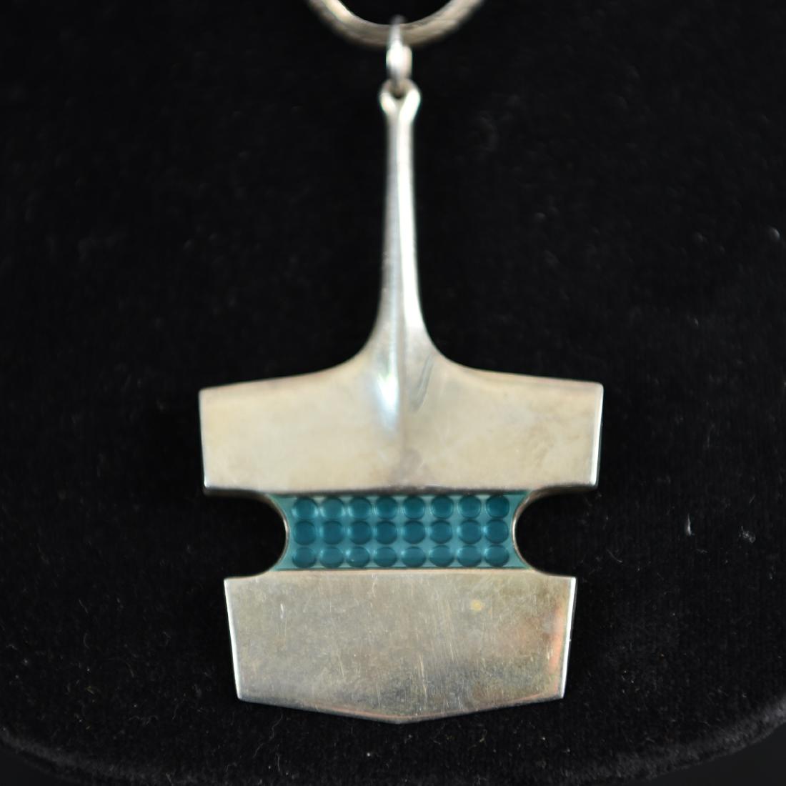 DAVID ANDERSEN NORWAY STERLING & ENAMEL PENDANT (1 of 9)