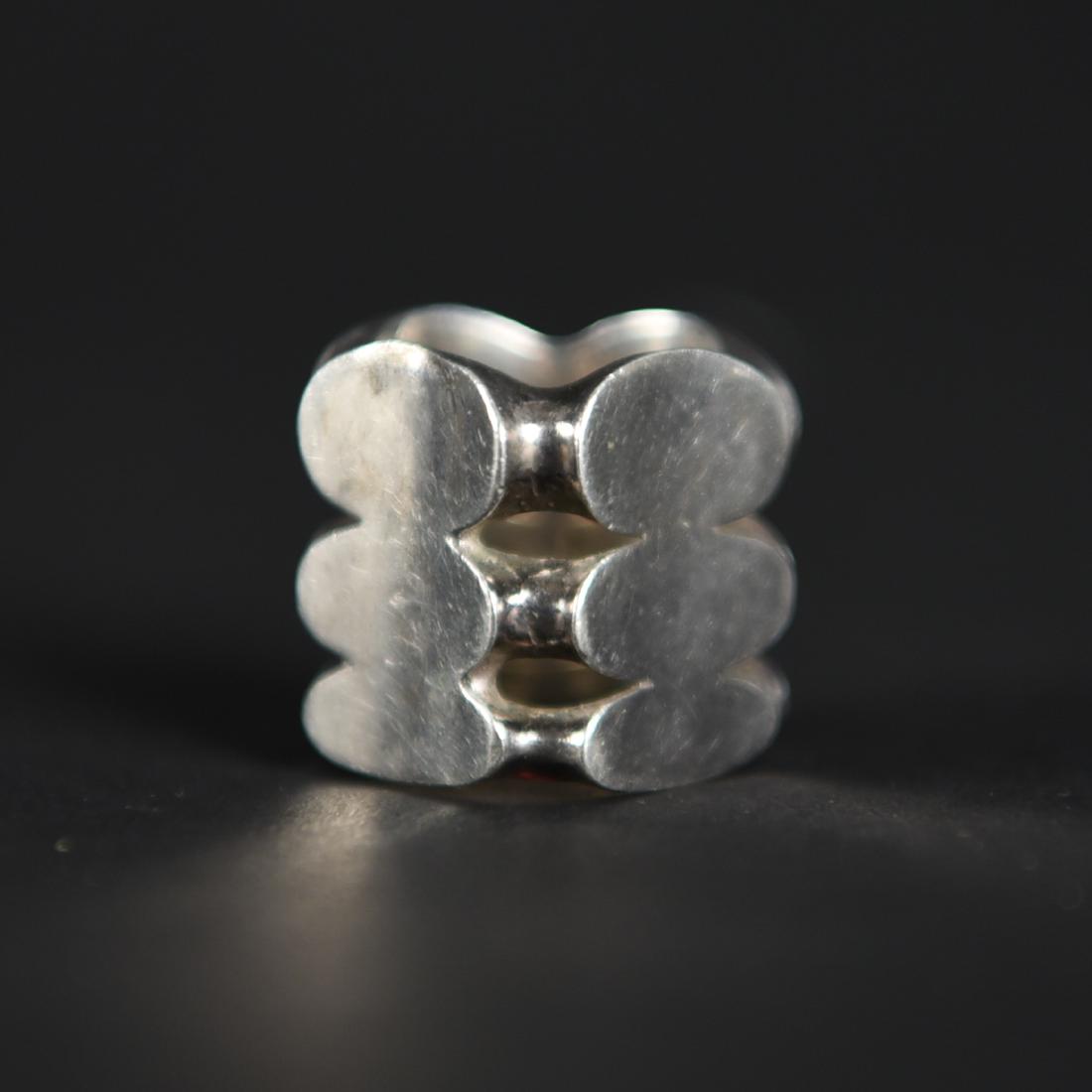 JOACHIM S’ PALIU MODERNIST STERLING SILVER RING (1 of 7)
