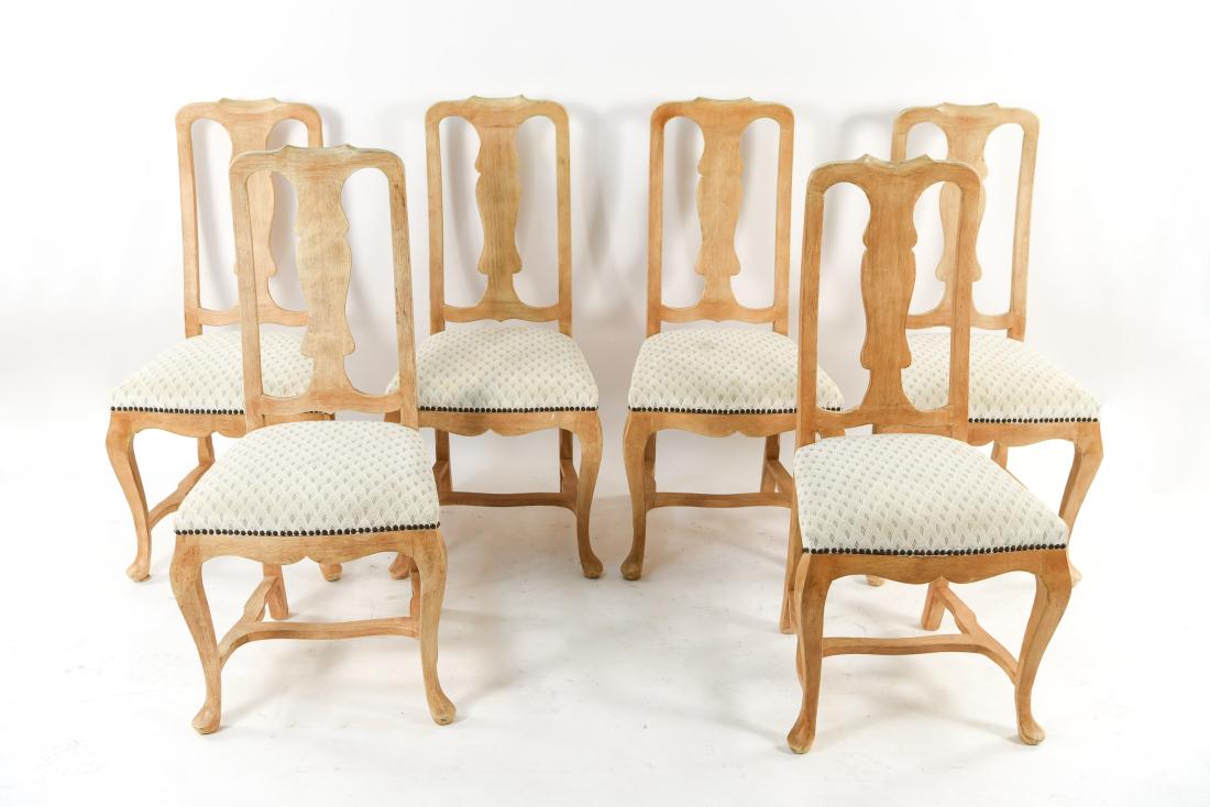 (6) PINE DINING CHAIRS (1 of 12)