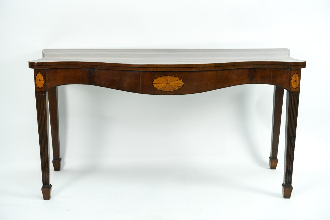 MAHOGANY CONSOLE TABLE (1 of 9)