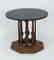 HARVEY PROBBER STYLE BLACK LAMINATE END TABLE