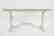 WHITE PAINTED TRESTLE TABLE - 2
