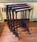 MAHOGANY NESTING TABLES