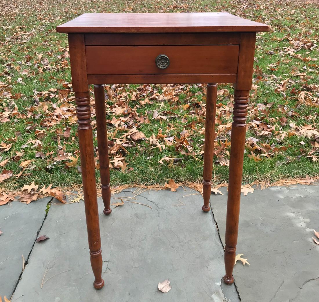 19TH C. ONE DRAWER WORK TABLE (1 of 7)
