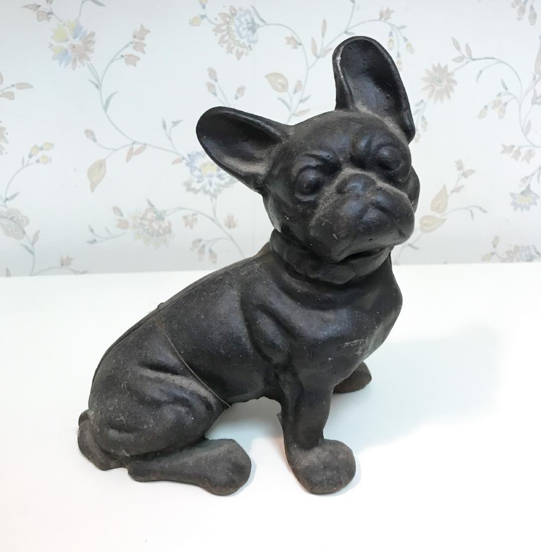 VINTAGE CAST IRON DOG DOOR STOP Dec 11, 2018 Westport Auction in CT