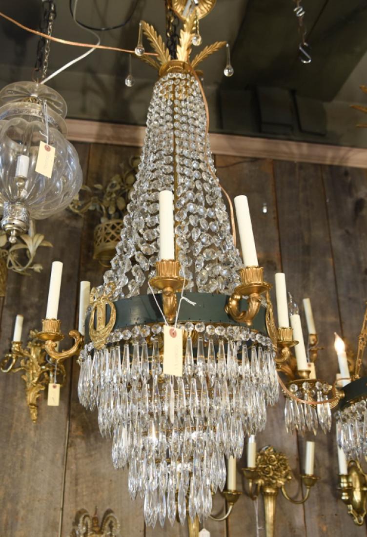 CONTEMPORARY EMPIRE STYLE CRYSTAL CHANDELIER (1 of 6)