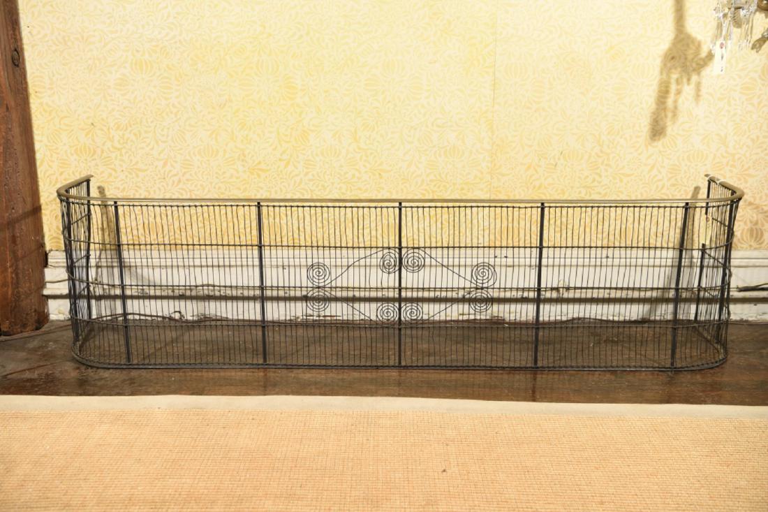 LARGE 19TH C. WIRE FIRE FENDER (1 of 5)