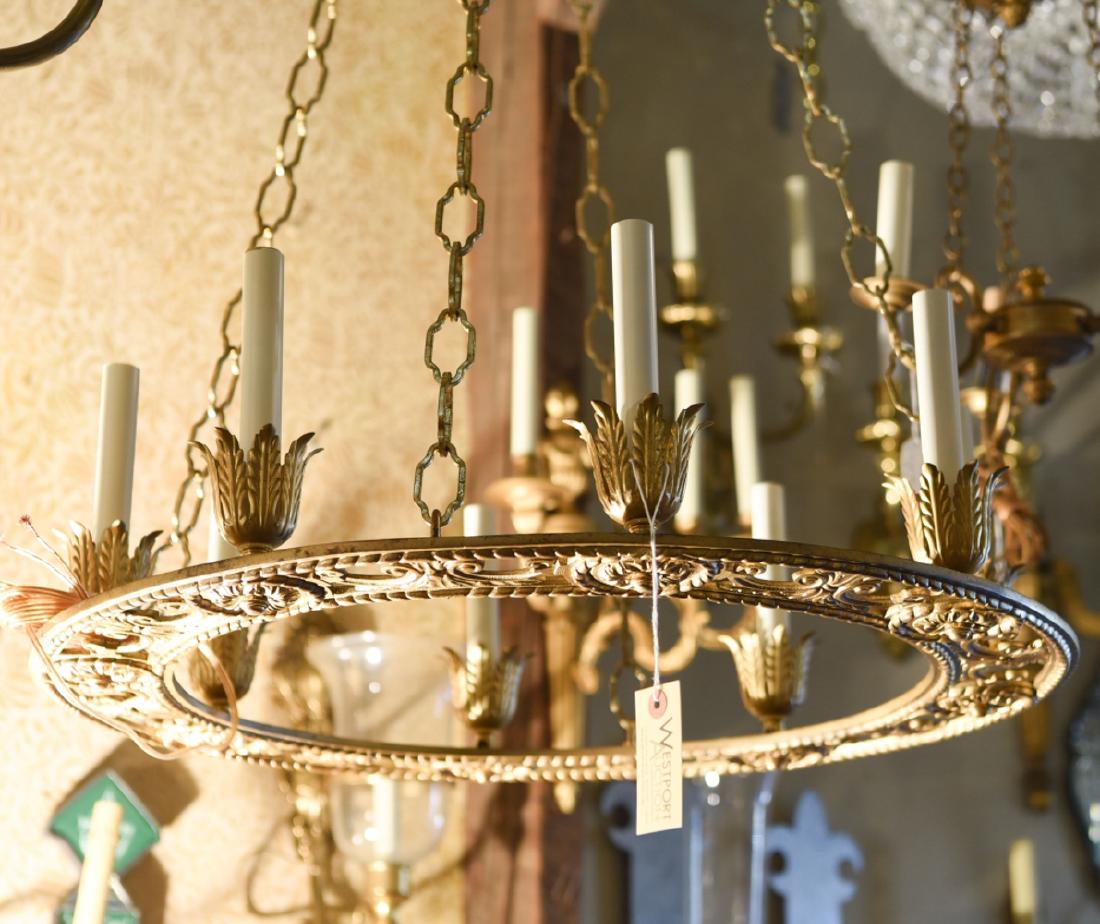 CONTEMPORARY FAUX ANTIQUE HANGING FIXTURE (1 of 9)
