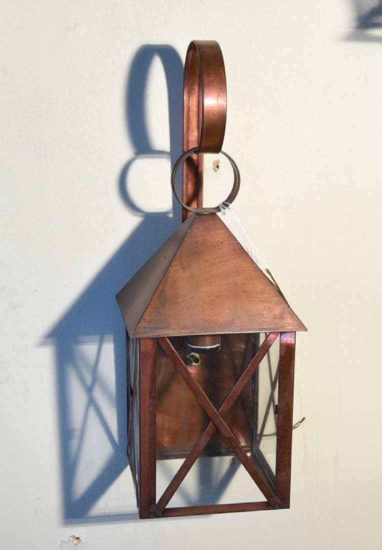 PAIR OF COPPER WALL SCONCES (1 of 5)