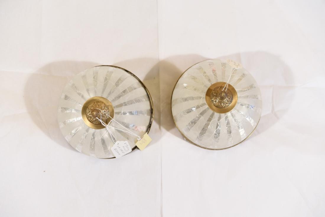 PAIR OF CONTEMPORARY CEILING FIXTURES (1 of 4)