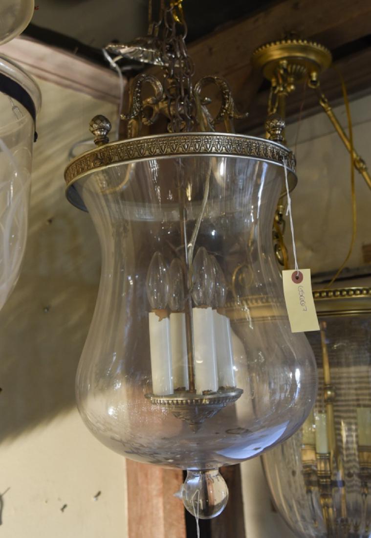 CONTEMPORARY PEAR SHAPED BELL JAR DROP FIXTURE (1 of 5)