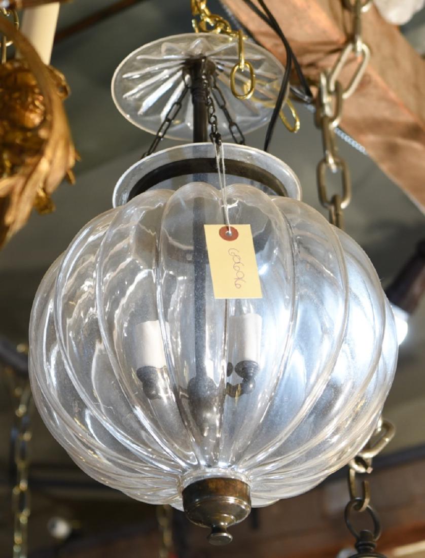 CONTEMPORARY MELON FORM DROP BELL FIXTURE (1 of 4)