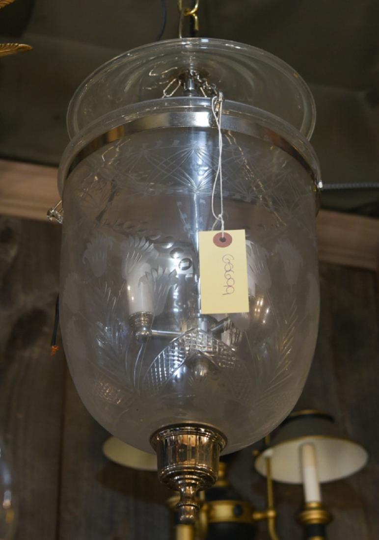 CONTEMPORARY BELL FORM DROP GLASS FIXTURE (1 of 3)