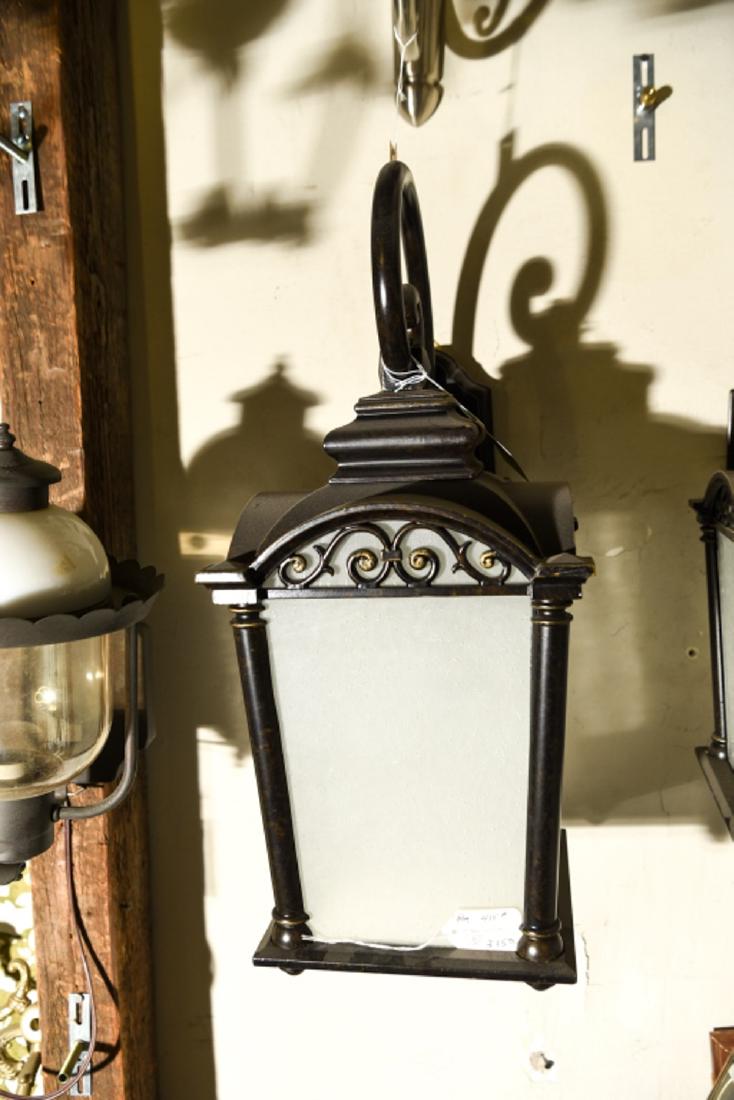 LARGE CONTEMPORARY LANTERN SCONCE (1 of 9)
