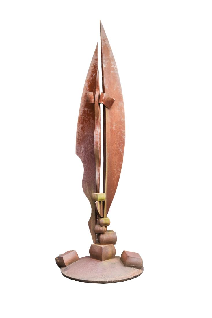 MONUMENTAL ABSTRACT WELDED IRON SCULPTURE (1 of 20)