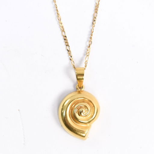 18k Nautilus Shell Necklace Jan 19 Westport Auction In Ct
