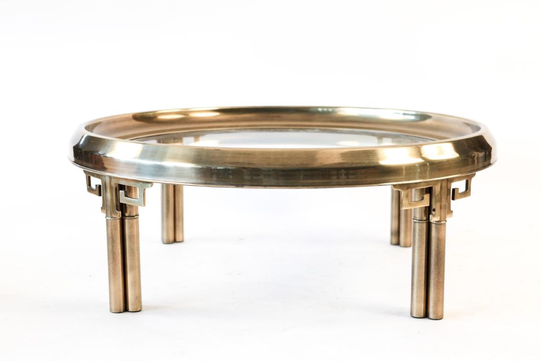 ASIAN STYLE BRASS ROUND COFFEE TABLE (1 of 10)