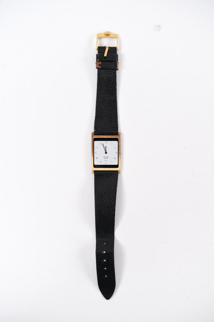 CONCORD QUARTZ SWISS 18K GOLD WATCH (1 of 12)