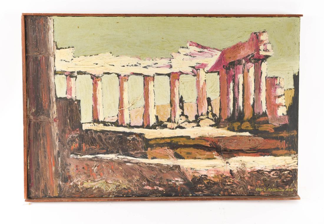 OLAV MATHIESEN OIL ON CANVAS (1 of 8)