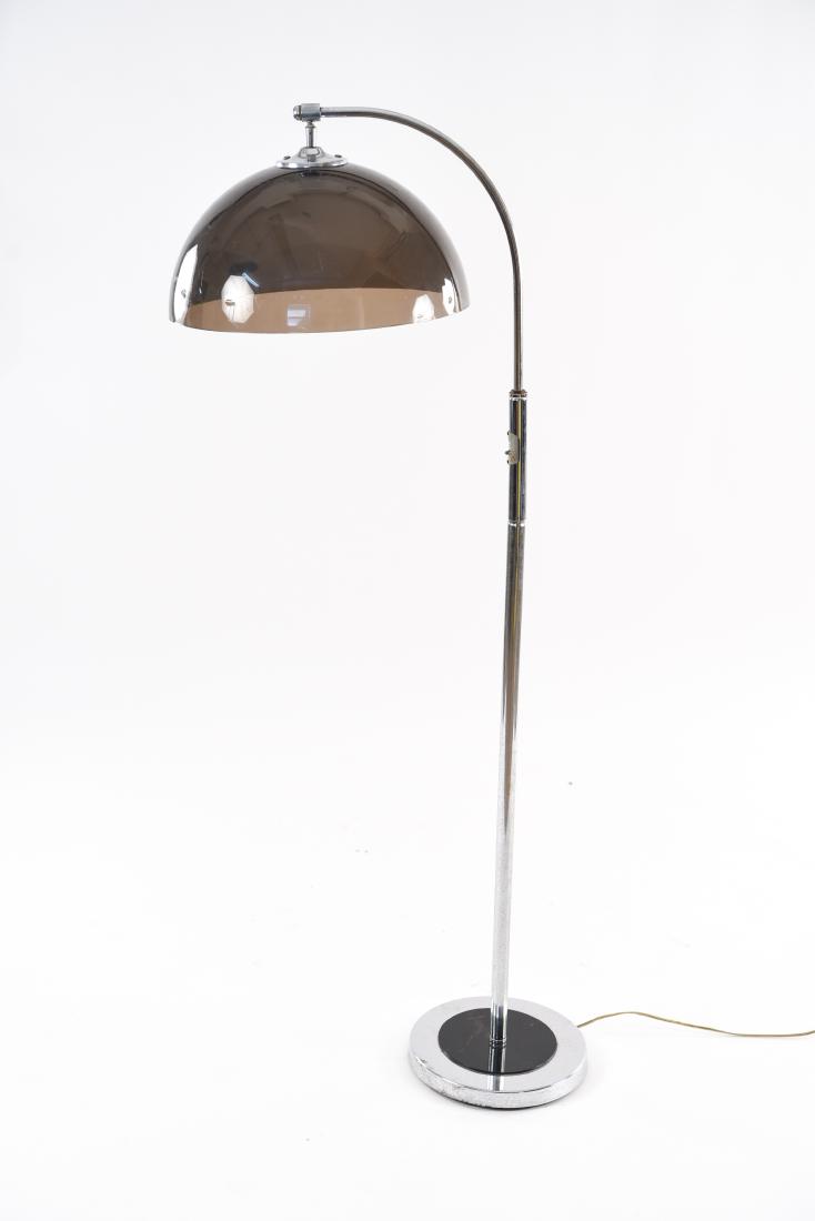 MODERN CHROME & LUCITE FLOOR LAMP (1 of 9)