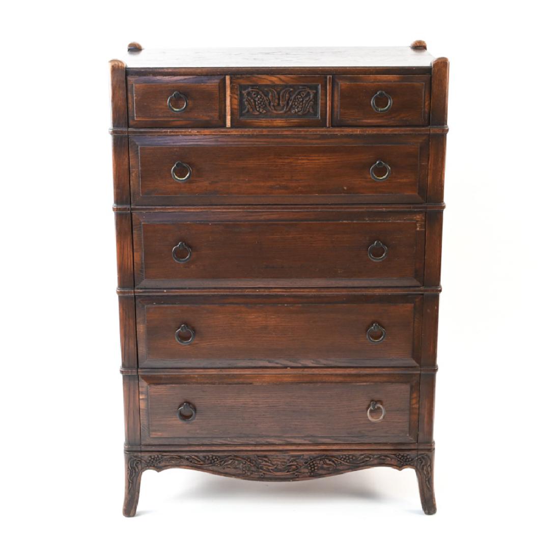 ROMWEBER OAK VIKING COLLECTION CHEST OF DRAWERS (1 of 16)