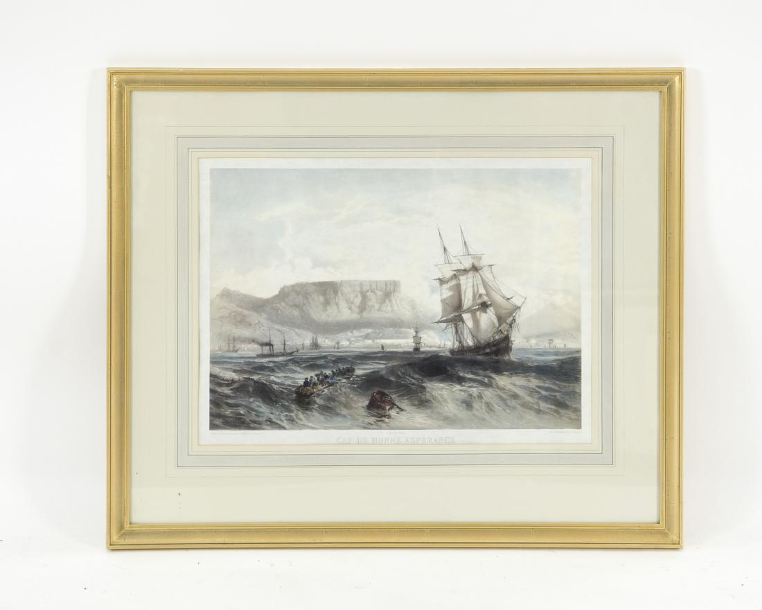 "CAP DE BONNE ESPERANCE" SHIP LITHOGRAPH (1 of 8)