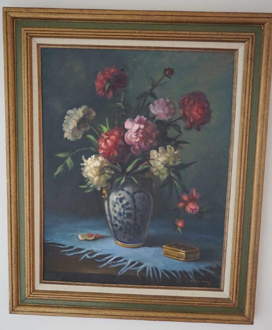 DOROTHY WARREN STILL LIFE BOUQUET: Dimensions: (Frame) H 36" x W 30" Condition: No issues to note.