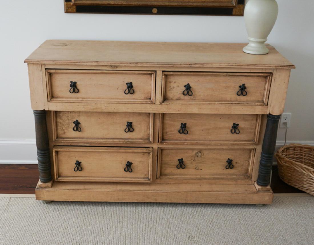 PINE 6-DRAWER CHEST (1 of 4)