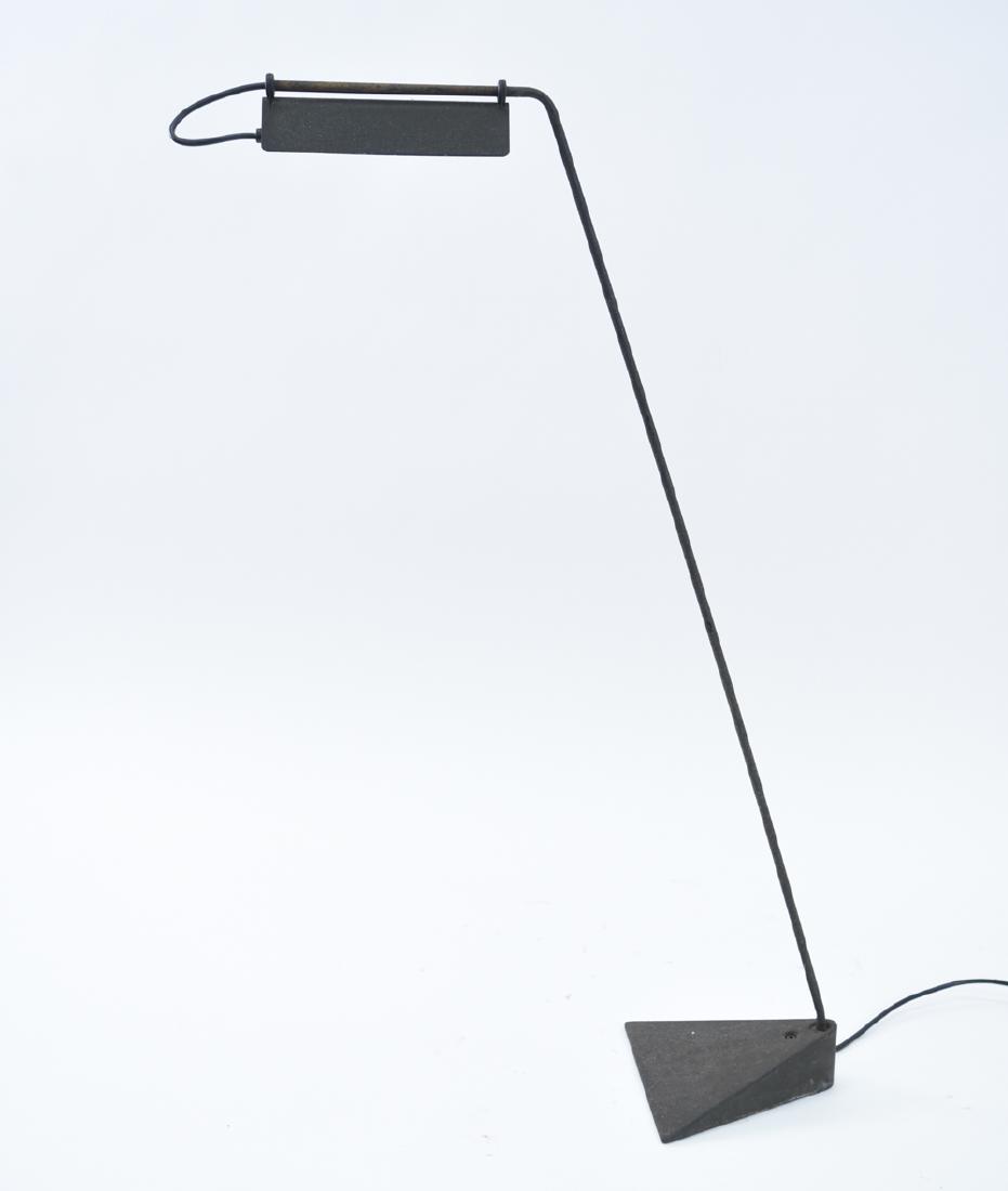 MODERNIST FLOOR LAMP: Marked Koch & Lowy on base. Dimensions: H 40" x W 24" x D 10" Condition: Surface dirt and paint finish wear.