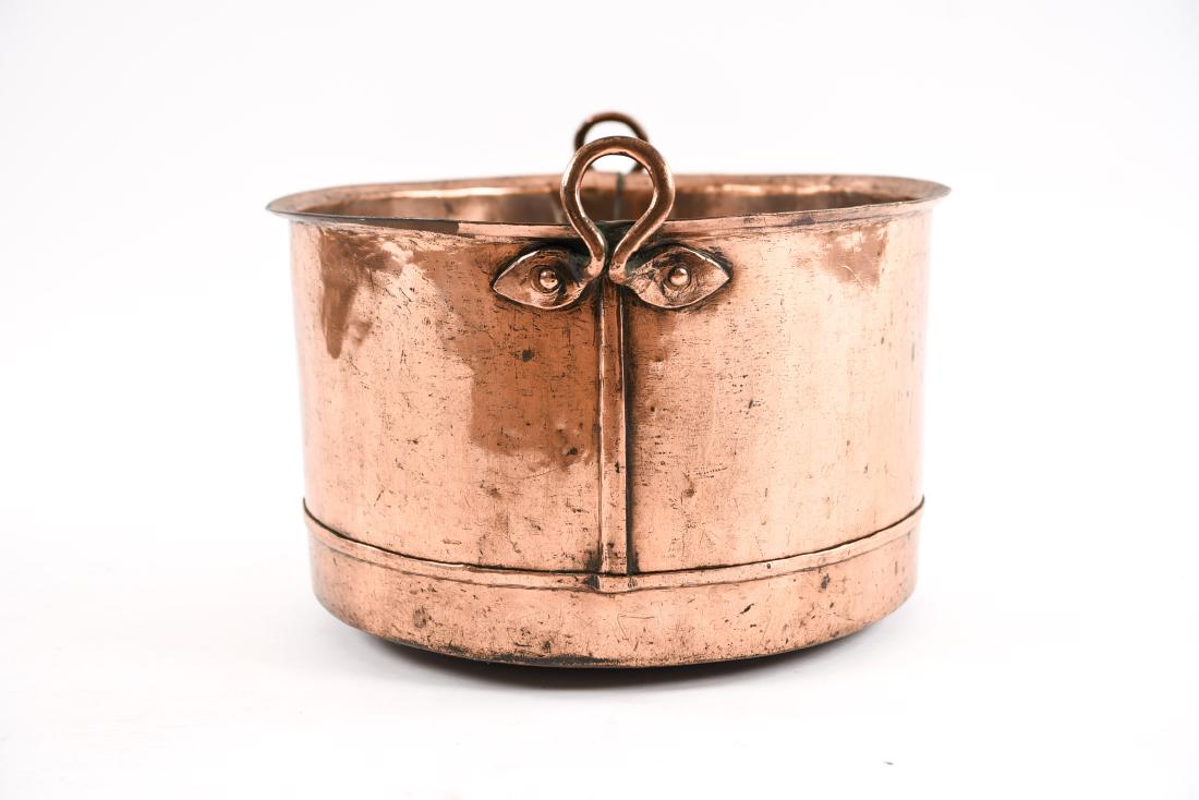 ANTIQUE POLISHED COPPER POT (1 of 13)