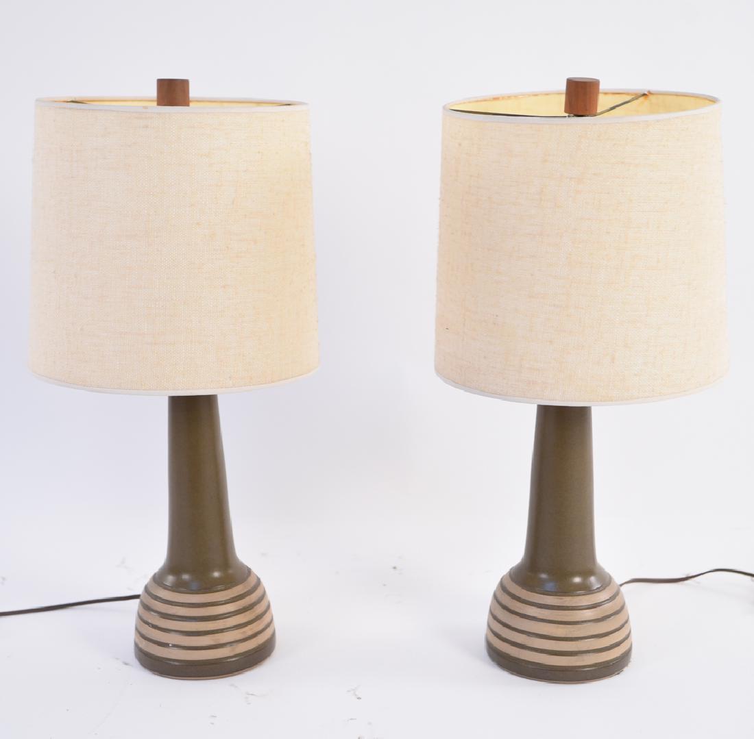 PAIR OF MARTZ POTTERY TABLE LAMPS (1 of 11)