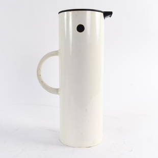 ERIK MAGNUSSEN FOR STELTON DANISH PITCHER: Dimensions: H 11.75" x W 7" x D 4.25" Condition: Surface wear. Some marks to surface.