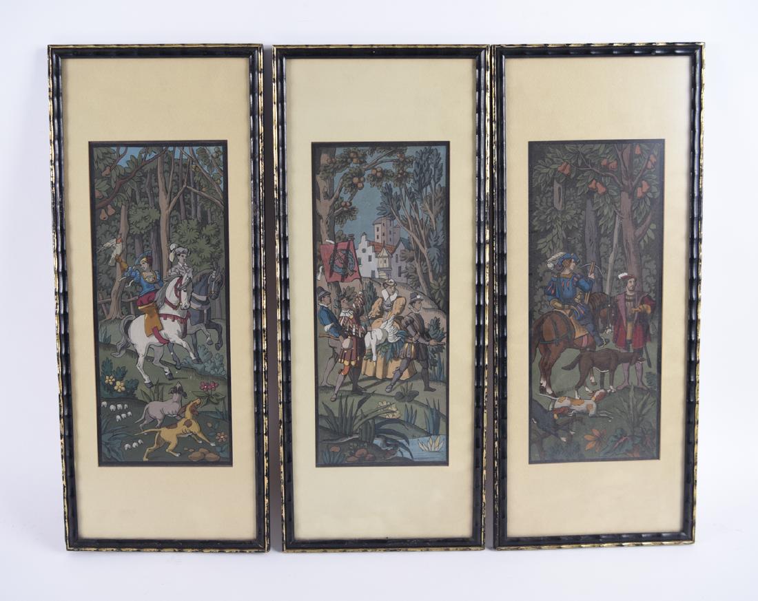 (3) ART DECO PERIOD POCHOIR PRINTS (1 of 10)