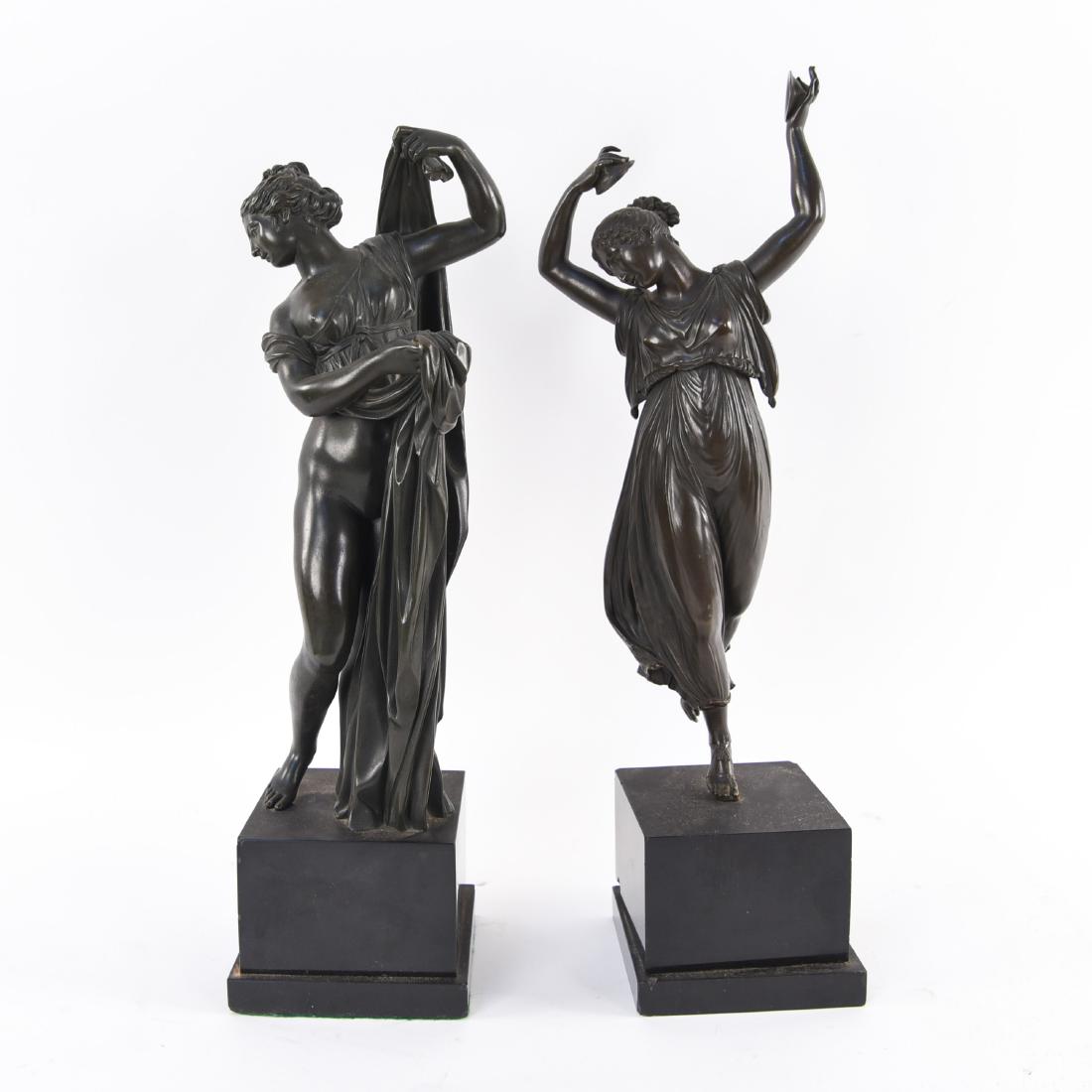 (2) EARLY 19TH C. EMPIRE BRONZE SCULPTURES (1 of 20)