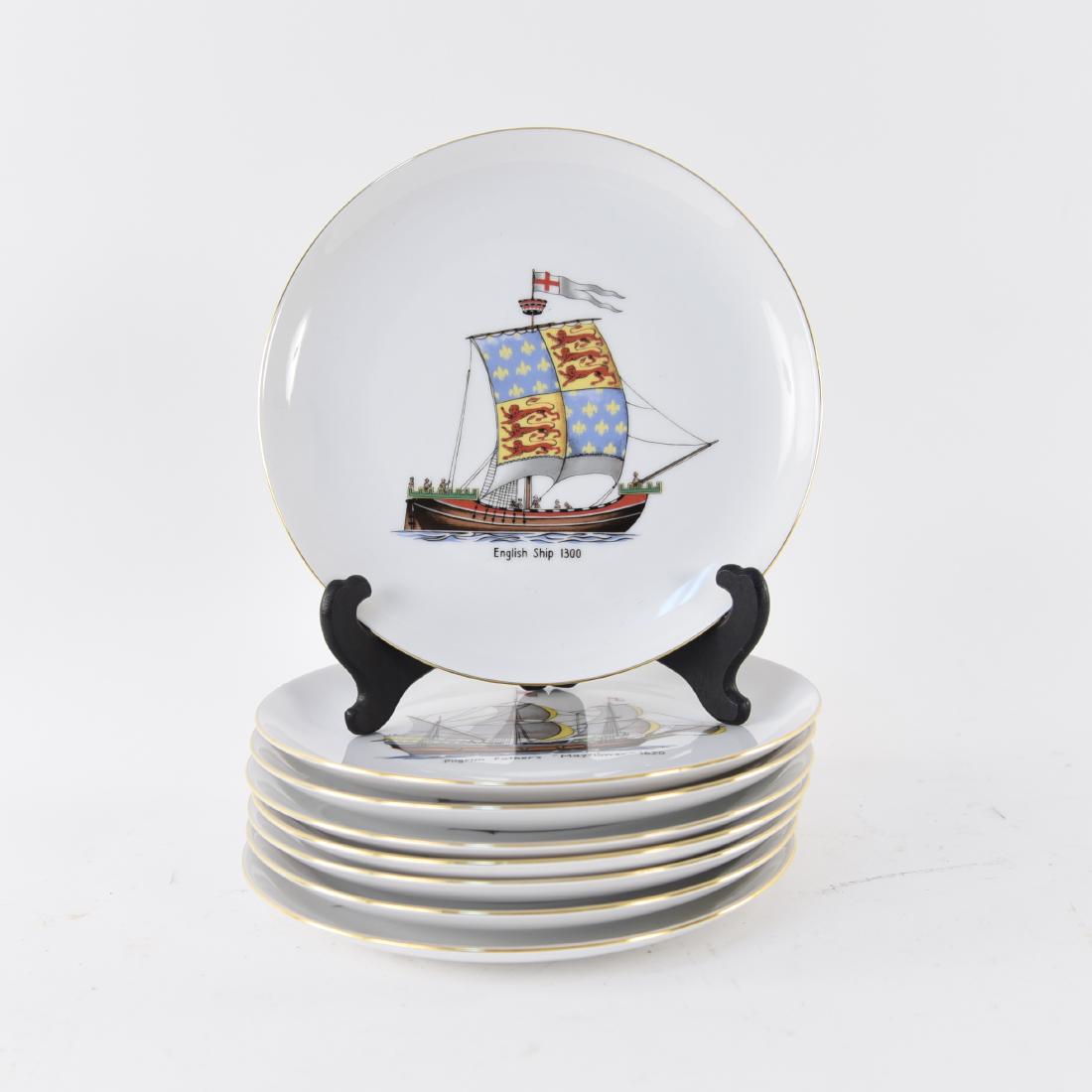 (8) ESCHENBACH BAVARIA GERMANY SHIP PLATES (1 of 10)