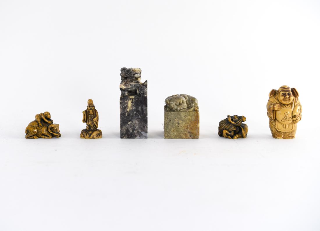 ASIAN CARVED GROUPING (1 of 5)