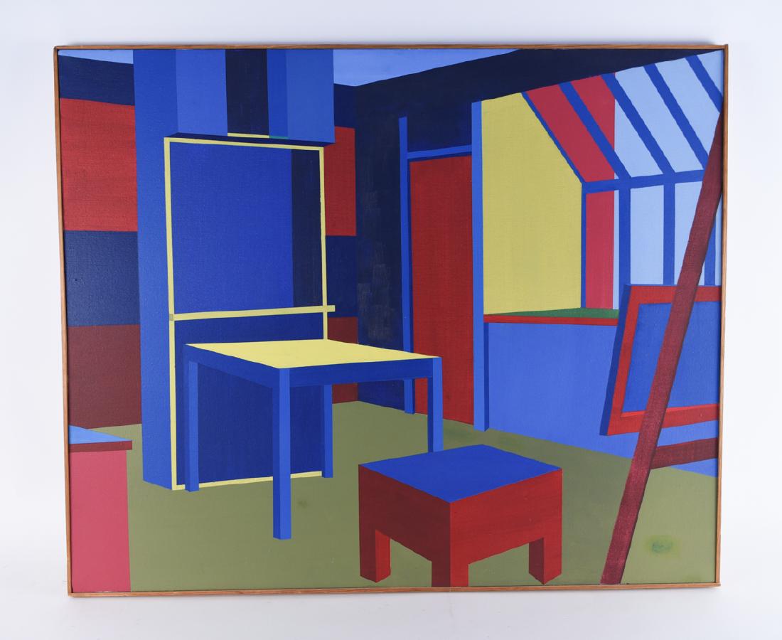 BRUCE SOLOMON MODERN HARD EDGE PAINTING (1 of 9)